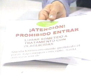 TRATAMIENTO PLAGUICIDAS  TRABAJO Y CIRCULACION