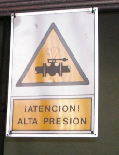 X ALTA PRESION  TRABAJO Y CIRCULACION