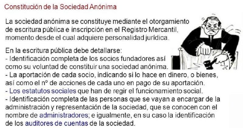 26 CONSTITUCION SOCIEDAD ANONIMA