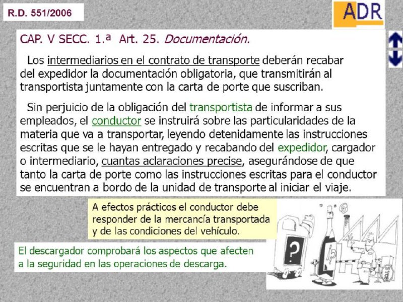 ADR CEMEX · DOCUMENTACION CARTA PORTE ADR