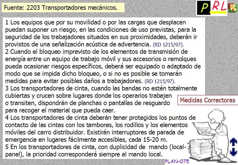 075 TRASNPORTADORES MECANICOS